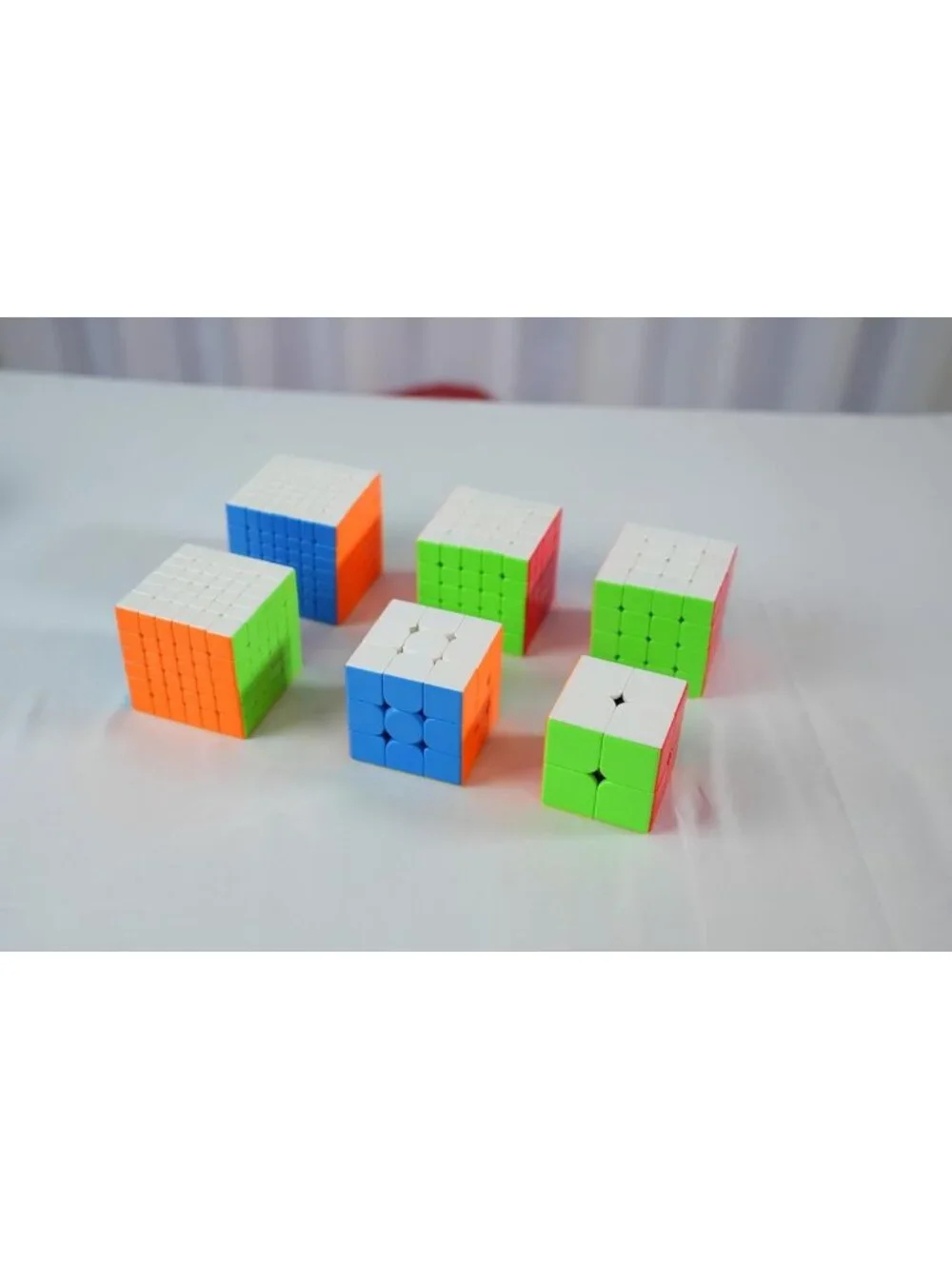 Magic Speed Cube Set 2x2 to 7x7 - Stickerless Puzzle Gift Box for Kids & Adults